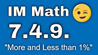 😉 7th Grade Unit 4 Lesson 9 quotMore and Less than 1quot Illustrative Mathematics [upl. by Essy]