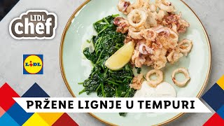 LIDL CHEF  Pržene lignje u Tempuri s limun majonezom I Lidl Hrvatska [upl. by Daniele509]