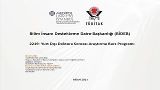 TÜBİTAK 2219 Yurt Dışı Doktora Sonrası Araştırma Burs Programı [upl. by Rivard]