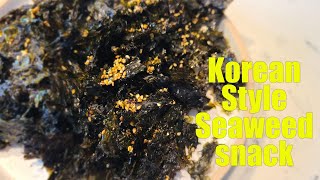 Korean seaweed snack  roasted seaweed flakes snack [upl. by Aeel]