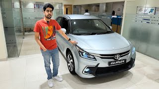 Toyota Glanza 2024  V Top Model  Detailed Review with Features amp Onroad Price in Hindi [upl. by Pain392]