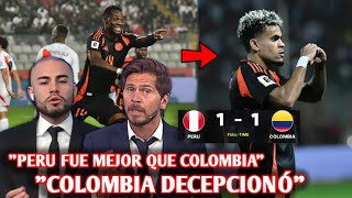 ASÍ REACCIONO EL MUNDO al AGÓNICO EMPATE de COLOMBIA vs PERU 11 [upl. by Hairim138]