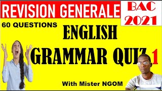 Bac 2021 Révision générale Anglais 1ère partie [upl. by Ardua]