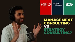 Management Consulting vs Strategy Consulting  Whats the difference [upl. by Neirad]