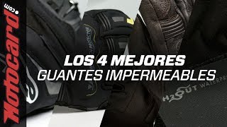 TOP 4 mejores guantes de moto para lluvia IMPERMEABLES ☔️💦 [upl. by Lavinia]