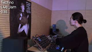 Techno Live Jam 035 with TR8S  Novation Peak  TB03 [upl. by Crissie]