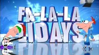 Fa La Lalidays on Disney Channel  Phineas and Ferb bumpers 2012 [upl. by Cordula]