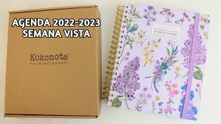 Review AGENDA Bigsize ErikStore  Agenda semana vista 20222023 [upl. by Lidda]