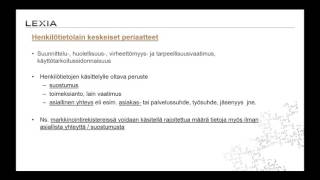 Katso Uusi tietosuoja webinaarin tallenne [upl. by Euqinimod]