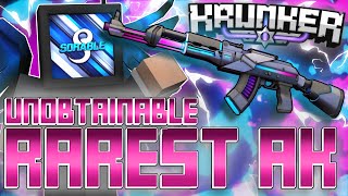 the RAREST ak in Krunkerio UNOBTAINABLE [upl. by Maxey]