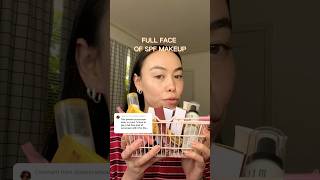 Full face of SPF makeup made my skin look UNREAL [upl. by Nerok]