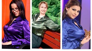 Very much awesome satin blouse ideas for k24 [upl. by Lamiv701]