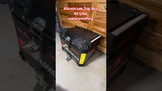 Aluminium Top Box  45 Liter Top Box JDR Top Box 45 Liter topbox trending shortsvideo shorts [upl. by Rodrich]