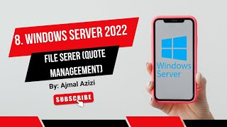 8 Configuring File Server Disk Quota and File Screening in Windows Server 2022 [upl. by Amsirak]