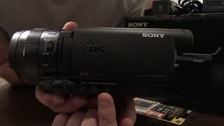 FDRAX700 Sony HDR Camcorder Unboxing [upl. by Miller]