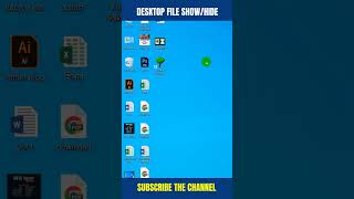 ShowHide Desktop File  How to Show Desktop File  Kivabe Shikhbo [upl. by Leilani]