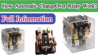 Automatic Changeover Relay Connection Details in Urdu  How to install auto changeover relay 120AMP [upl. by Patrick]