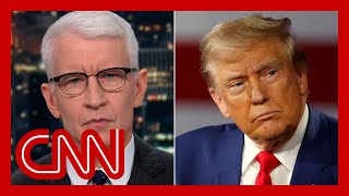 ‘Demonstrably false’ Anderson Cooper directly rebukes Trump’s comments about him [upl. by Prudy558]