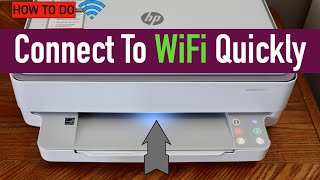 How To Connect HP ENVY Printer To WiFi Network [upl. by Zilevi]