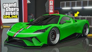 Grotti Furia Pininfarina Battista  GTA 5 Online DLC Vehicle Customization [upl. by Ceciley]