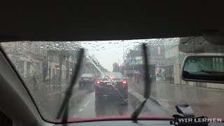 Autofahren lernen A07 Fahren bei Regen [upl. by Nesnaj611]