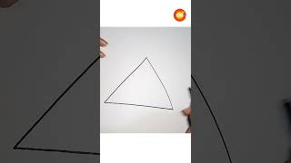 how to draw pyramid  part 4 🗻 [upl. by Imot]