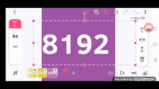 making 2048 tiles part 1 Levels 120 1048576 [upl. by Nhguavad]