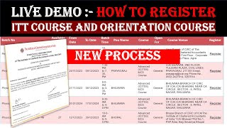 ICAI ICITSS Registration Full Process Step By Step [upl. by Herr]