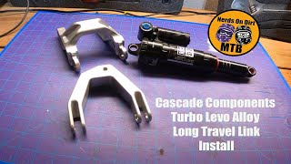 2022 Specialized Levo Alloy Cascade Components Long Travel Link Install [upl. by Lucina]