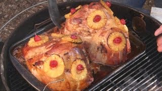 How to grill Ham with Pineapple amp Bacon  Recipe [upl. by Deirdre356]