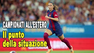 Calcio femminile estero statistiche campionati europei 2023 24 [upl. by Lyford]