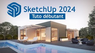 Apprendre Sketchup Pro 2024  Tuto débutant en 30 minutes [upl. by Anirhtak375]