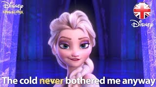 DISNEY SINGALONGS  Let It Go  Frozen Lyric Video  Official Disney UK [upl. by Yesnil699]