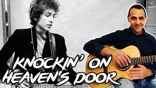 Knockin on Heavens Door  Guns N Roses  Super Easy Acoustic Songs for Guitar  Guitar Lesson [upl. by Zednanreh545]