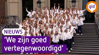 Gelderse olympiers genieten van huldiging in Den Haag [upl. by Kemme]