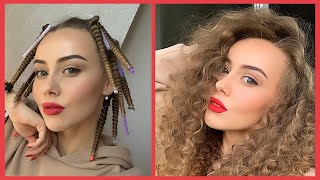 АФРО КУДРИ НА ДЛИННЫЕ ВОЛОСЫ  AFRO CURLS TUTORIAL [upl. by Illyes]