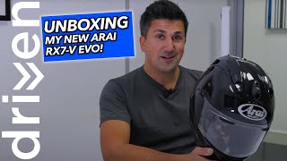 UNBOXING Arai RX7V Evo  Johns 2024 Helmet [upl. by Econah853]