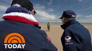 Some veterans who stormed Normandy return for the first time [upl. by Uht955]