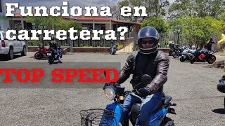 Italika D125 LT prueba en carretera  Top speed [upl. by Osbert]