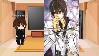 Anime characters react to Kuran Kaname Group 2 Part 3 vampireknight 吸血鬼骑士 [upl. by Lichtenfeld]