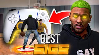 NEW BEST DRIBBLE MOVES in NBA2K25 For TALL GUARDS   65  69 Builds [upl. by Llirrem]