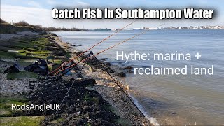 Catch Fish in Southampton Water HYTHE MARINA  RECLAIMED LAND [upl. by Aneeras838]