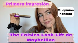 Primera impresión The Falsies Lash Lift de Maybelline  prueba de uso [upl. by Aksehcnarf]