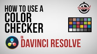 How to use a Color Checker in DaVinci Resolve [upl. by Silliw]