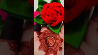 How to make fabric cloth Roses  Rose flowers making with waste clothes Easybeautiful clothflowers [upl. by Otit]