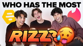 who has the most RIZZ  Benji Krol Nic Kaufmann Nils Kue [upl. by Yelsgnik]