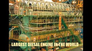 The Biggest Diesel engine in the World  Largest Engine in the world [upl. by Ongineb283]