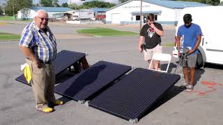 Testing Enphase IQ7x with PowerPhase100 pllus Solar Cellphone Charging Truck [upl. by Genevra]