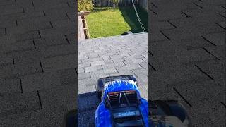 RC CAR JUMPS OF ROOF subscribe rccars arrma [upl. by Klute]