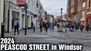 PEASCOD STREET in Windsor City Centre 2024 [upl. by Hallsy]